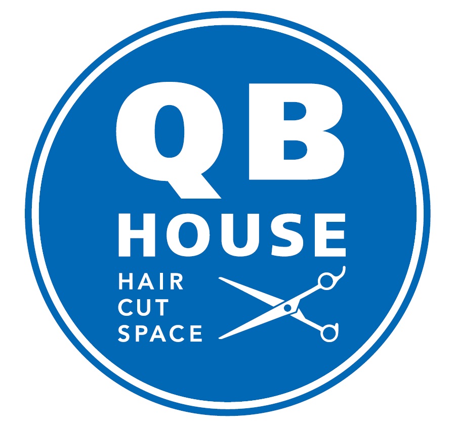 QBハウスの店舗外観とシグナルランプのイメージ